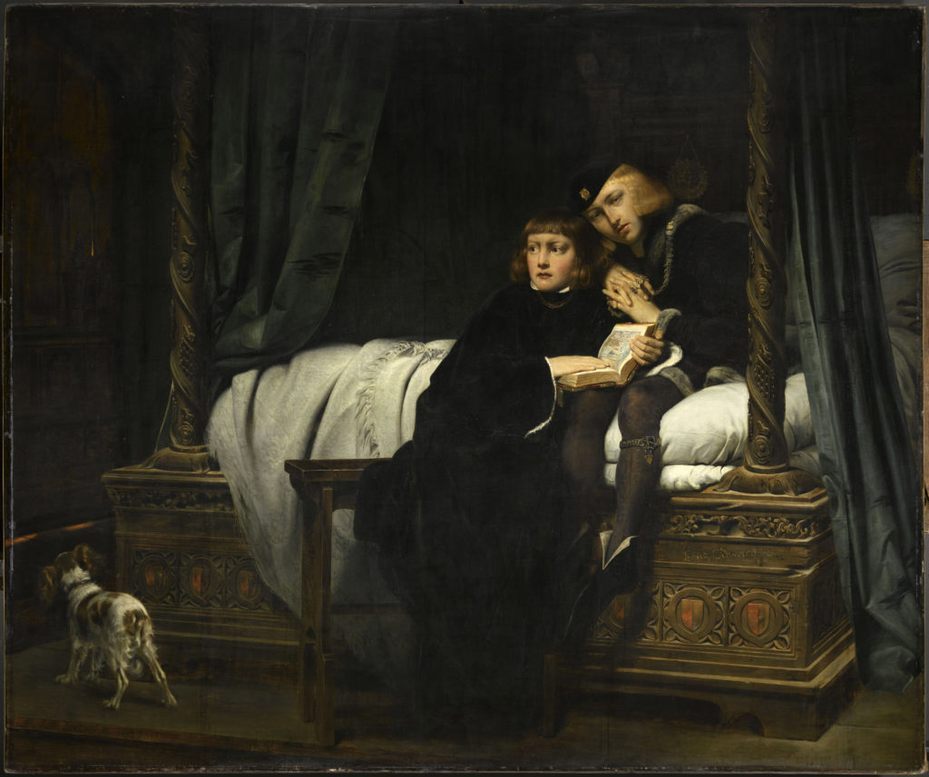 Paul Delaroche, Les Enfants d'Édouard, 1830,
huile sur toile, Paris, musee du Louvre e RMN-Grand Palais (musée du Louvre) / René-Gabriel Ojéda / Service presse Musée des Beaux-Arts de Lyon