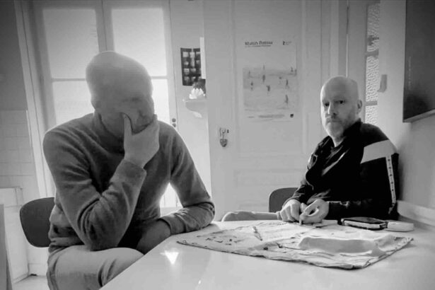 Colas & Mathias Riffkis se mettent à table. Mais pas pour casser la graine / Photo : © Vincent Raymond